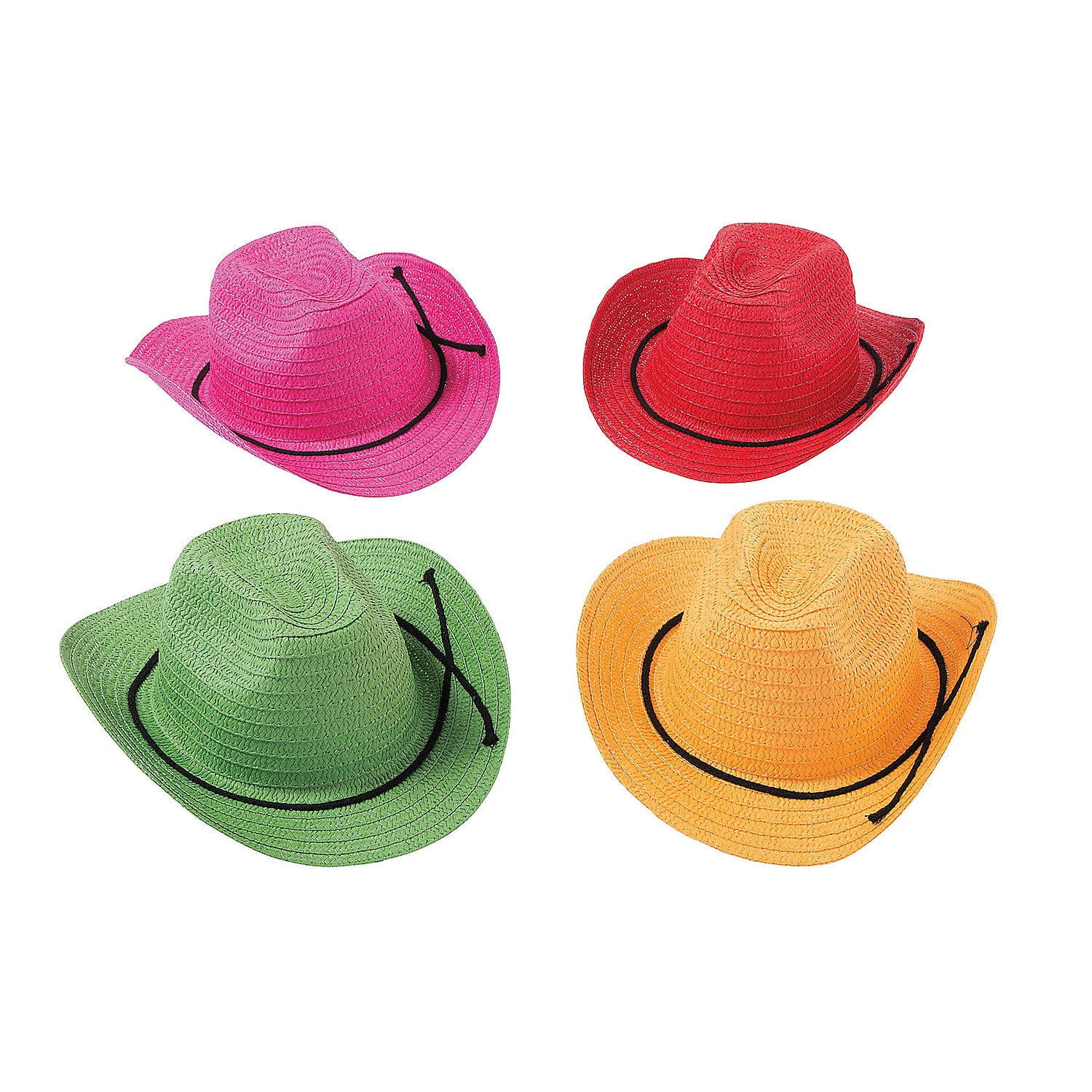 Fun Express - Cowboy Hat - Child - Asst Colors - Apparel Accessories ...