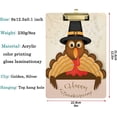thumbnail image 3 of FMSHPON Happy Thanksgiving Day Decorative Cartoon Turkey Pattern Clipboard Hardboard Wood Nursing Clip Board and Pull for Standard A4 Letter 13x9 inches, 3 of 5
