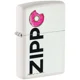 thumbnail image 1 of Zippo Blanco Diseño Rosquilla Mordida, 100% U S A, 1 of 3