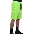 thumbnail image 2 of Riflessi Men's Tech Fabric Performance Activewear Short Pants (NEON Green, XL), 2 of 5