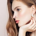 thumbnail image 3 of QIQUWOHUL Nose Rings Hoops C-shaped Point Drill Nose Ring Crystal Nose Ring False Nose Nail Fake Nose Piercings, 3 of 4