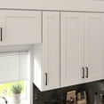 thumbnail image 2 of Furinno Shaker 1-Door-2 Shelves Wall Kitchen Cabinet, Ready to Assemble, 12 D x 9 W x 36 H, White, 2 of 8