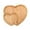 Khaki-A, variant on Bamboo Serving Tray Heart Shaped Cheese Board Charcuterie Board Wood Serving Platters Valentine'S Day Mother Day Kitchen Table Decorations Supplies