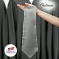 thumbnail image 5 of CLERKMANS Unisex Adult Plain Shoulder Sash, Silver, 1, 5 of 5