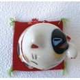 thumbnail image 2 of Maneki neko Japanese Lucky cat Mino Ware Calico Mike, White Japan import, 2 of 5
