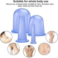 thumbnail image 4 of Set de ventosas de silicona para terapia, masajeador para eliminar celulitis con rodillo de masaje y 4 ventosas de silicona, ventosas antienvejecimiento para rostro y cuerpo entero., 4 of 5