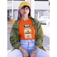 thumbnail image 2 of Retro Cassettes Art Shaped T-Shirt Women -Smartprints Designs, Female XX-Large, 2 of 4