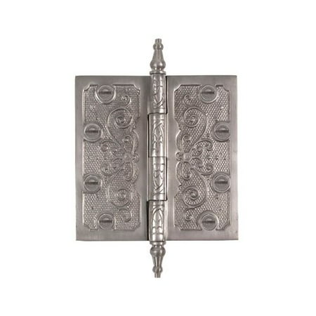 - Brass Elegans 3'' H 3'' W Butt/Ball Bearing Single Door Hinge