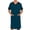 Light Blue-04, variant on LONKITO Men's Nightgown Short Sleeve Nightshirts Long Pajama Nightshirt Comfort Lounge Sleep Shirt