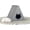 Grey, variant on OFFIGAM Waterproof Resin Cat House Blue Indoor Outdoor Easy Clean Modern Design 23.43x22.64x22.8in