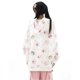 thumbnail image 4 of Suéter Kawaii Sanrio Hello Kitty con dibujos animados de Anime Y2K para niñas, cárdigan Vintage americano con cremallera, sudaderas con capucha, abrigo para parejas, invierno, 4 of 4