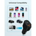 thumbnail image 6 of KeyPower 60W Dual USB C Car Charger & USB-A 3 Port Quick Charge Adapter, PD 3.0 QC 4+ Fast Charging for iPhone iPad MacBook Pro Pixel Samsung Galaxy etc., 6 of 6
