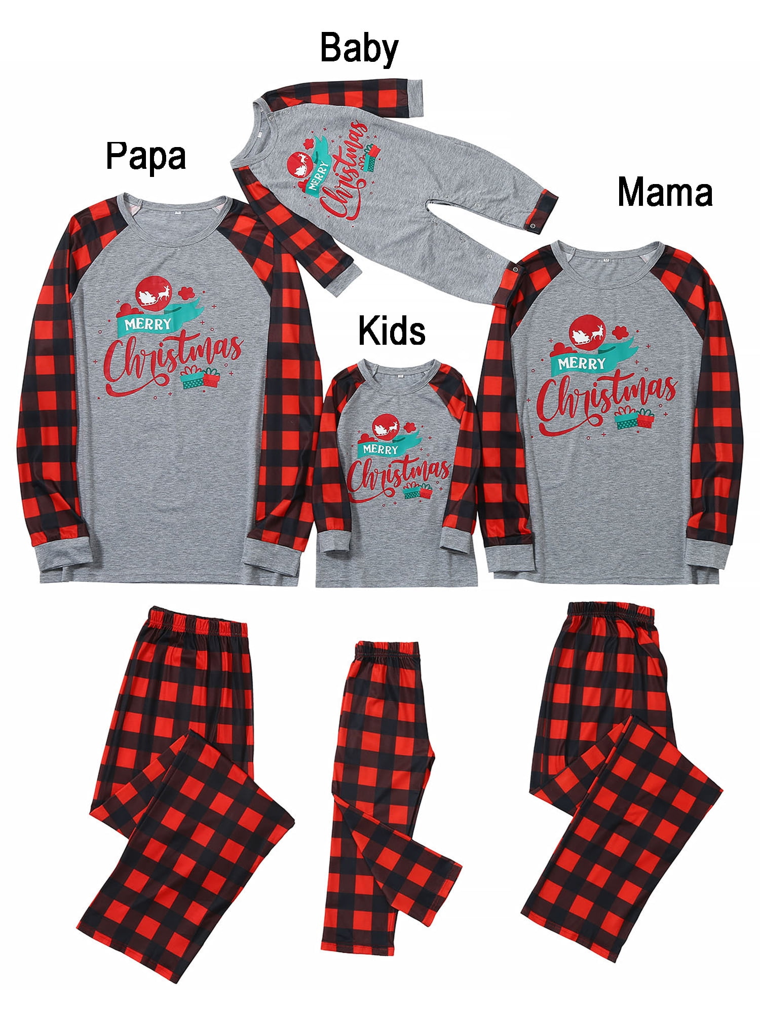 mum and baby christmas pjs