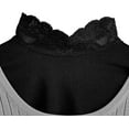 thumbnail image 4 of CAILDANL Detachable Lace Elegant Set Half Top Mock Blouse Collar Base Fake Collar Neck Cover for Women Girls, 4 of 4
