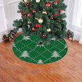 thumbnail image 2 of FMSHPON Christmas Check Tree Xmas Christmas Tree Skirt Stand Mat for Holiday Party Decoration Indoor Outdoor 36 inches, 2 of 3
