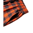 thumbnail image 3 of sogami Mens Flannel Plaid Pajama Pants Elastic Waist PJ Bottom with Pocket, 3 of 7