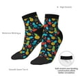 thumbnail image 6 of Pofeuu Colorful Pineapple Print 30cm Socks, Adult Running Hiking Socks for Youth and Adult, 6 of 7