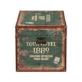 thumbnail image 6 of Baxton Studio WI13723 Sabeen Vintage Storage Trunk set 2-Piece 200 lb, Green Blue, 6 of 9