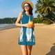 thumbnail image 3 of Balery Nurse Doctor Gnomes Vestidos de verano para mujer con estampado: vestido holgado sin mangas, vestido playero informal y cómodo para días calurosos., 3 of 7