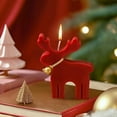 thumbnail image 6 of YIKA Christmas Candles Deer Aromatherapy Candles Christmas Decoration Ornaments Aromatherapy Candles Christmas Decoration Red, 6 of 6