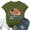 01-Army Green, variant on Fall Shirts for Women 2025 mit Print Plus Size Short Sleeve Soft Comfy Cute Print Crewneck Stretchy Womens Graphic Tees Army Green Size L