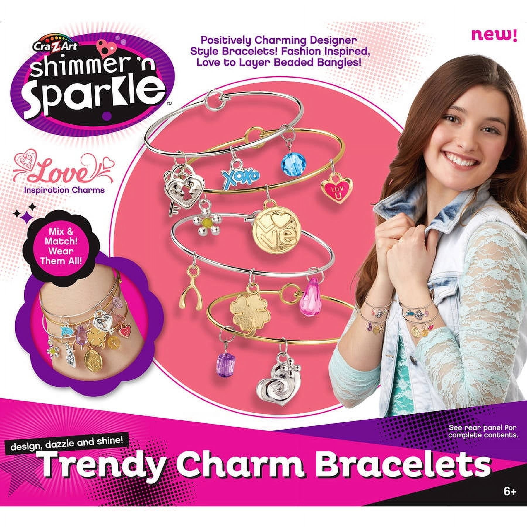 Amazon.com: VTELI Set of 2 cute kitty style charm bracelets : Clothing,  Shoes & Jewelry