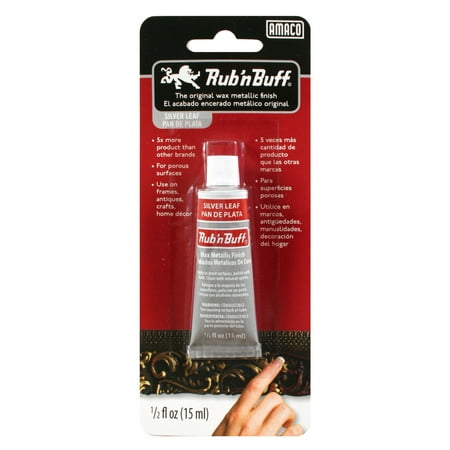 UPC: 0039672763708 | AMACO Rub-N-Buff 1/2oz Silver Leaf