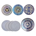 thumbnail image 3 of Resin Mold Tarot Divination Mat, Rolling Tray Mold for Resin, Constellation Compass Mat Silicone Mold, Epoxy Molds for Divination Decorations, 3 of 9