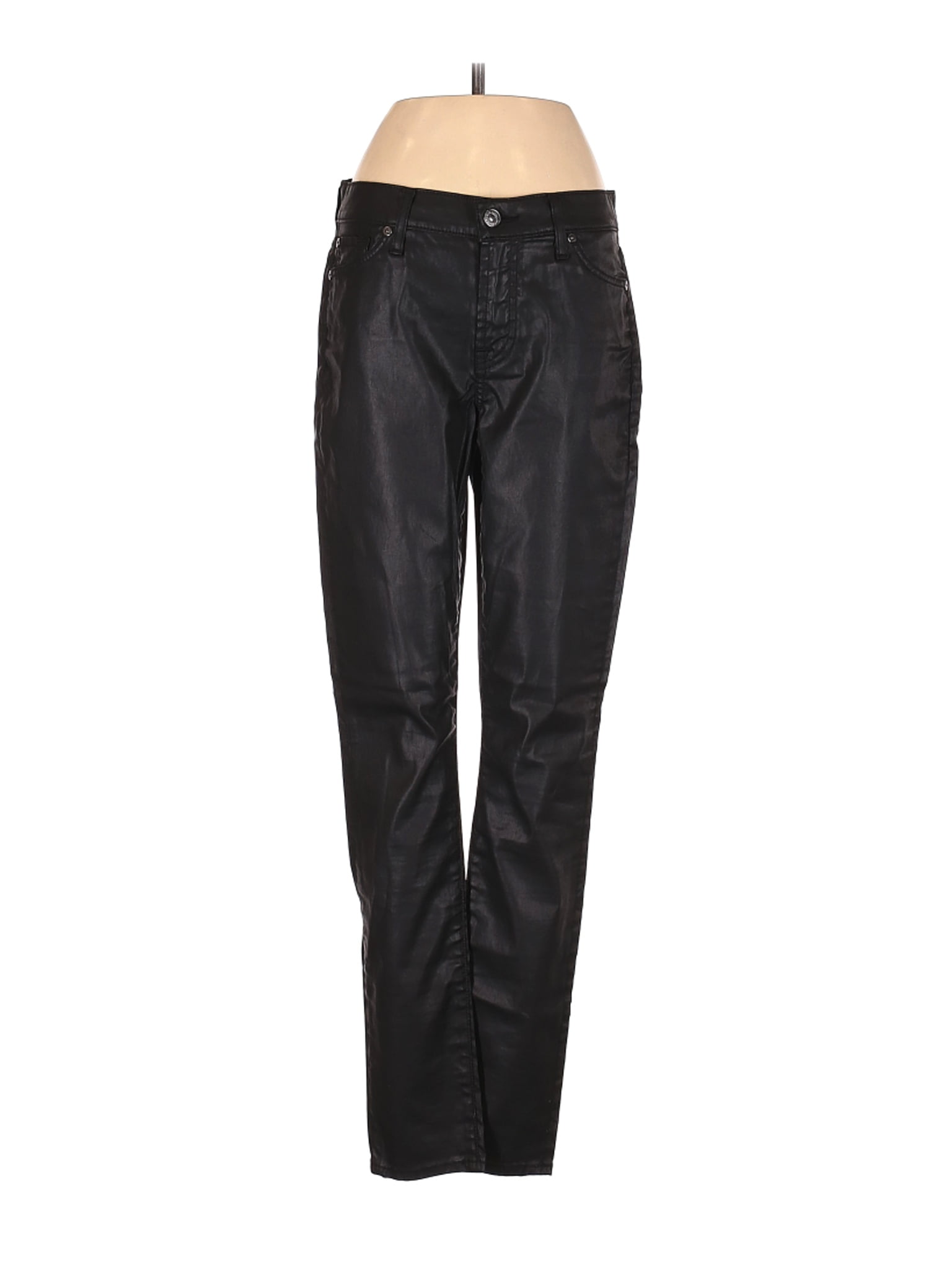 27W Faux Leather Pants - Walmart 