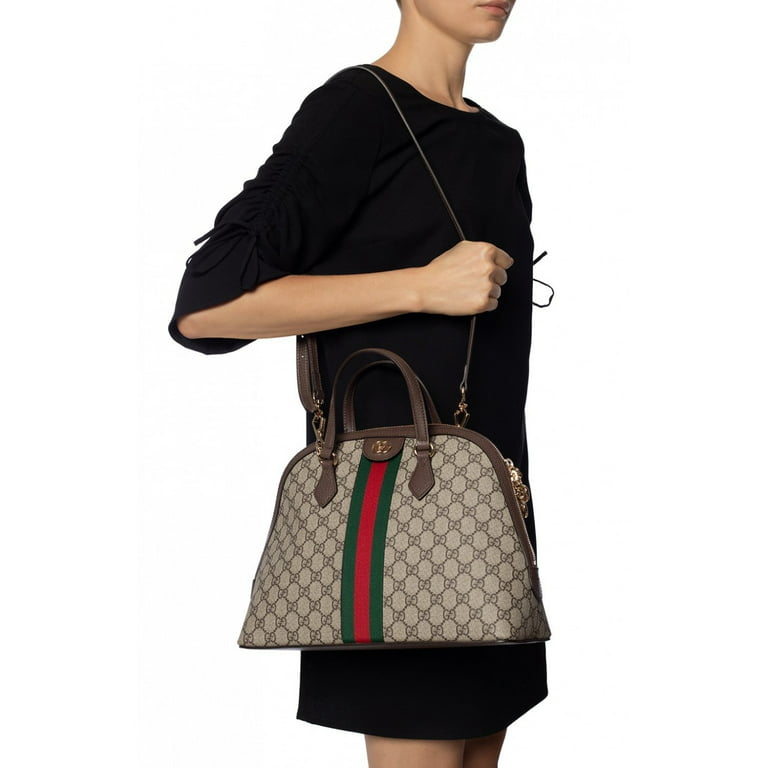 Balenciaga Women's Classic City Marine Bordeaux Stripe Small Satchel Bag