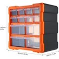 thumbnail image 3 of Drawer PP+PS Parts Storage Box Multiple Compartments Slot Hardware Box Organizer Craft Cabinet Tools Components Container, 3 of 8