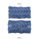 thumbnail image 4 of Diademas de punto para mujer, diadema torcida cálida de invierno con botones para cubierta de máscara facial, cintas para el pelo para envolver la cabeza en clima frío Vhermosa, 4 of 5