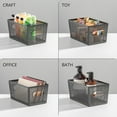 thumbnail image 3 of mDesign Steel Organizer Matte Black (25988), 3 of 8