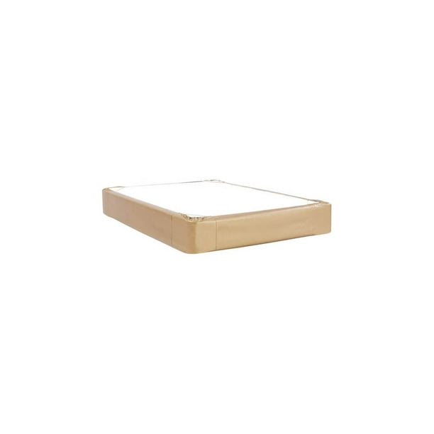 Box Spring Cover in Gold (Twin 75 in. L x 38 in. W x 13.5 in. H (5 lbs