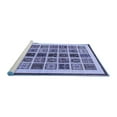 thumbnail image 2 of Ahgly Company Machine Washable Indoor Rectangle Abstract Blue Modern Area Rugs, 6' x 9', 2 of 4