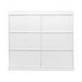 thumbnail image 6 of 3 Tier Bookcase,Freestanding Book Shelf with ID label tags, Floor Display Storage Shelves with 10 Small Storage Cubes, Display Cabinet Storage Organizer for Home Office, Living Room, Bed Room, 6 of 9