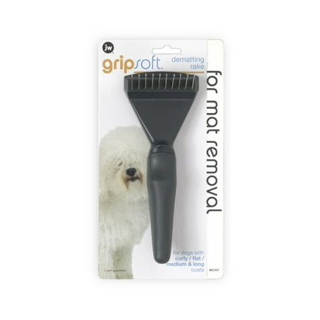 UPC: 0618940650072 | Petmate JW Pet Gripsoft Dematting Rake Dog Brush