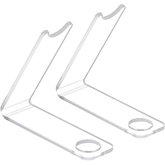 Transparent Acrylic Pen Display Stand Pen Holder Clear 8x2.3x6.5cm