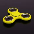 thumbnail image 4 of Tri Triángulo Fidget dedo de la mano Spin Spinner Widget Enfoque de juguete EDC Pocket Desktoy Abanopi Amarillo, 4 of 5