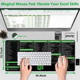 thumbnail image 2 of Hoja de trucos ProBtis Excel de Desk Pad, tamaño XXL, 90 x 40 cm, antideslizante, 2 of 6