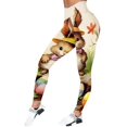 thumbnail image 5 of WILLBEST Leggings de Entrenamiento de Moda Para Mujer, Pantalones de Yoga Con Estampado de Pascua y Bloques de Color, Mallas Suaves y Elásticas de Cintura Alta Para Correr En El Gimnasio Chica, 5 of 5