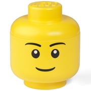 LEGO Small Yellow Minifigure Storage Head, Boy