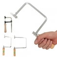 thumbnail image 2 of Harhinhe 3Pcs Set Portable U Shape Hacksaw Saw Bow Frame DIY Jewelry Making Cutting Tool, 2 of 7