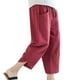 red and white cargo pants