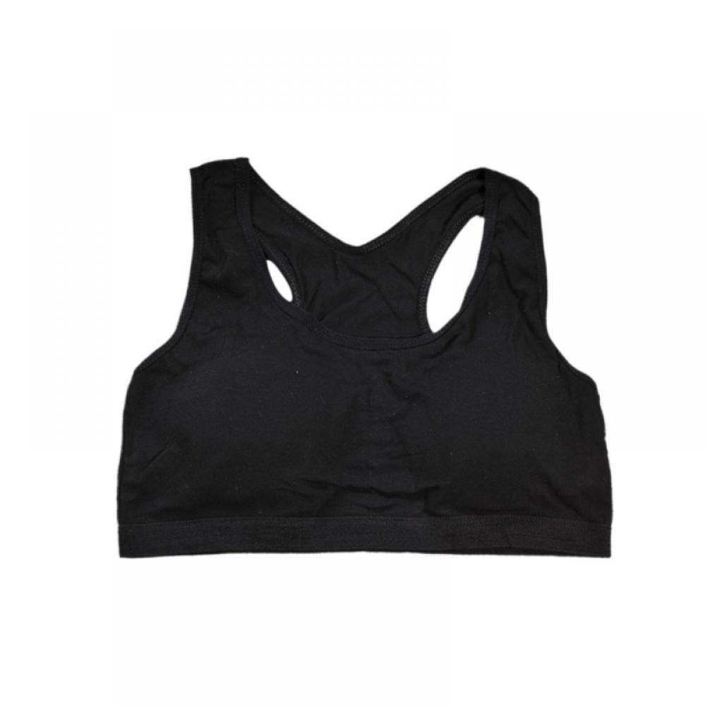 Girls Cotton Bras Sports Bra Young Girls Underwear For Wireless Small
