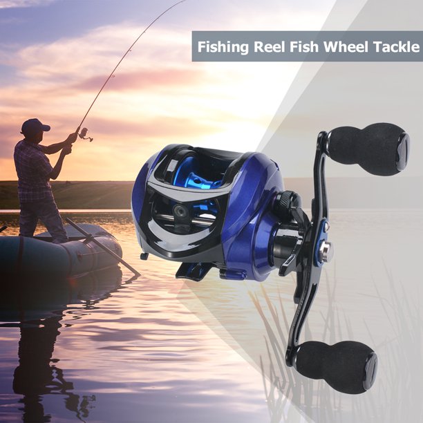 Carrete de baitcasting de mano derecha 17 + 1 Relación de engranaje de alta velocidad 7.2: 1 Carrete de pesca Tmvgtek Para estrenar