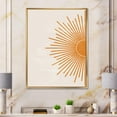 thumbnail image 3 of Designart Orange Sun Print I FLOAT FRAME WALL ART, 3 of 4