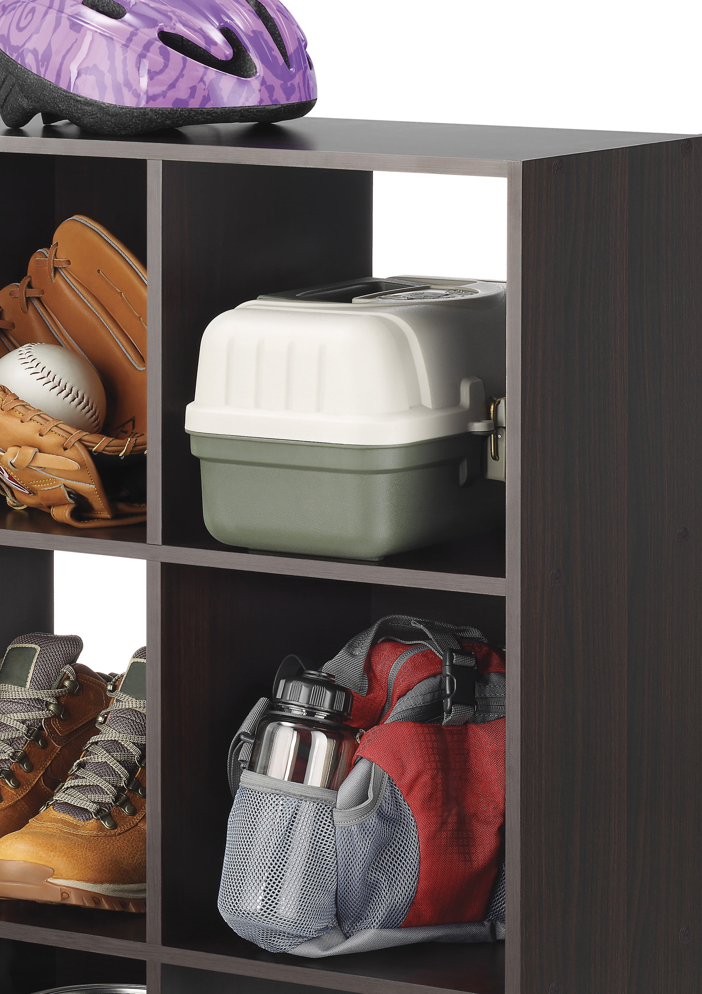 Whitmor Cube Organizer - 9 Section - Espresso - Adult Use