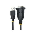 thumbnail image 1 of StarTech.com 3ft (1m) USB to Serial Cable, DB9 Male RS232 to USB Converter, USB to Serial Adapter for PLC/Printer/Scanner/Network Switches, USB to COM Port Adapter - Prolific IC, Automatic Handshake, Windows/macOS (1P3FP-USB-SERIAL) - Serial cable - DB-9 (M) screwable to USB (M) - 3.3 ft, 1 of 5