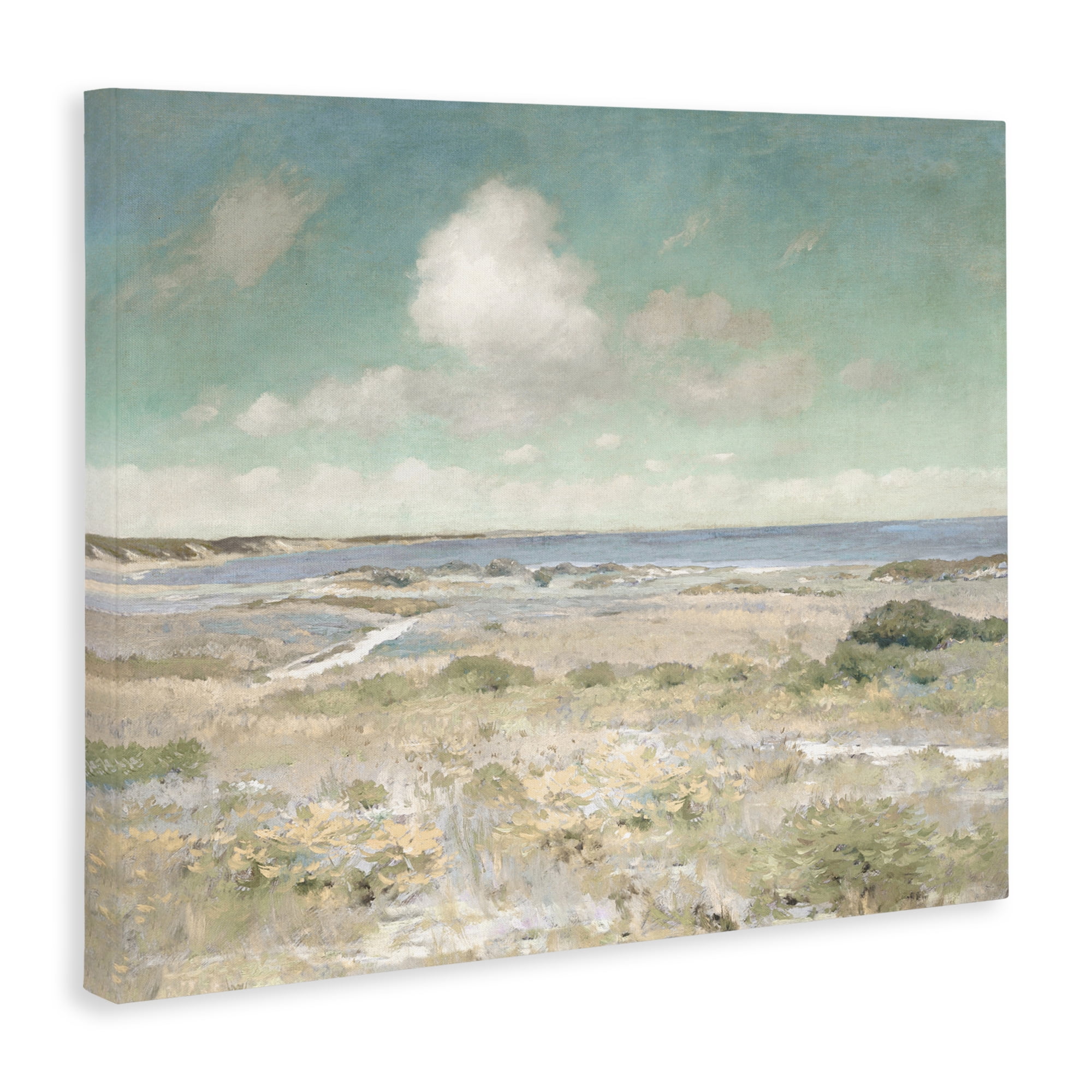 Stupell Industries Water View with Clouds Canvas Wall Art, design by Christy McKee